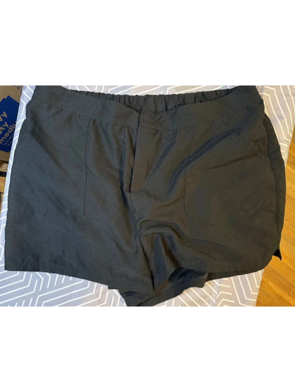 Swimsuits For All Black Swim Shorts Size 20 Velcro Closure